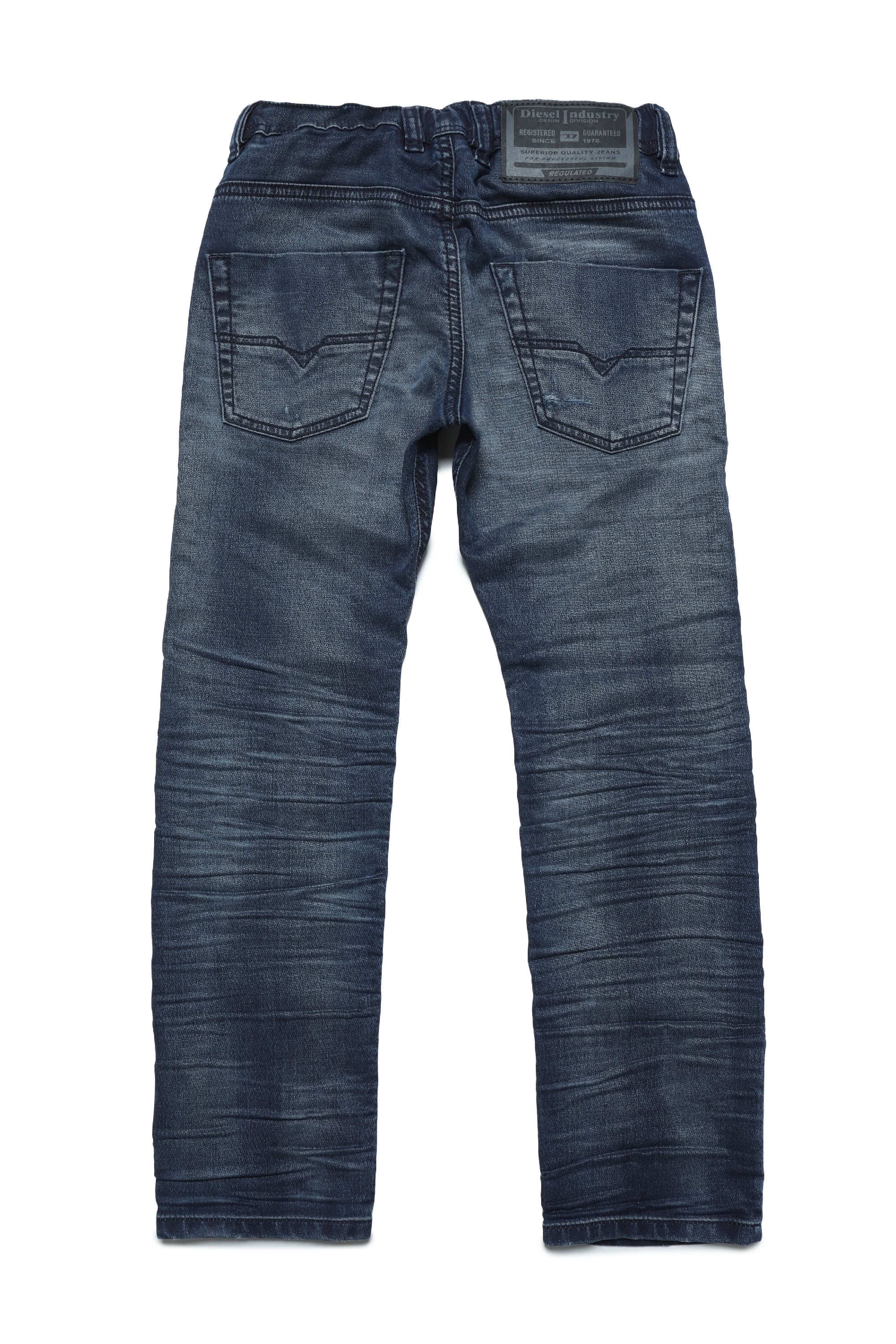 Pantalon délavé en denim - Denim
