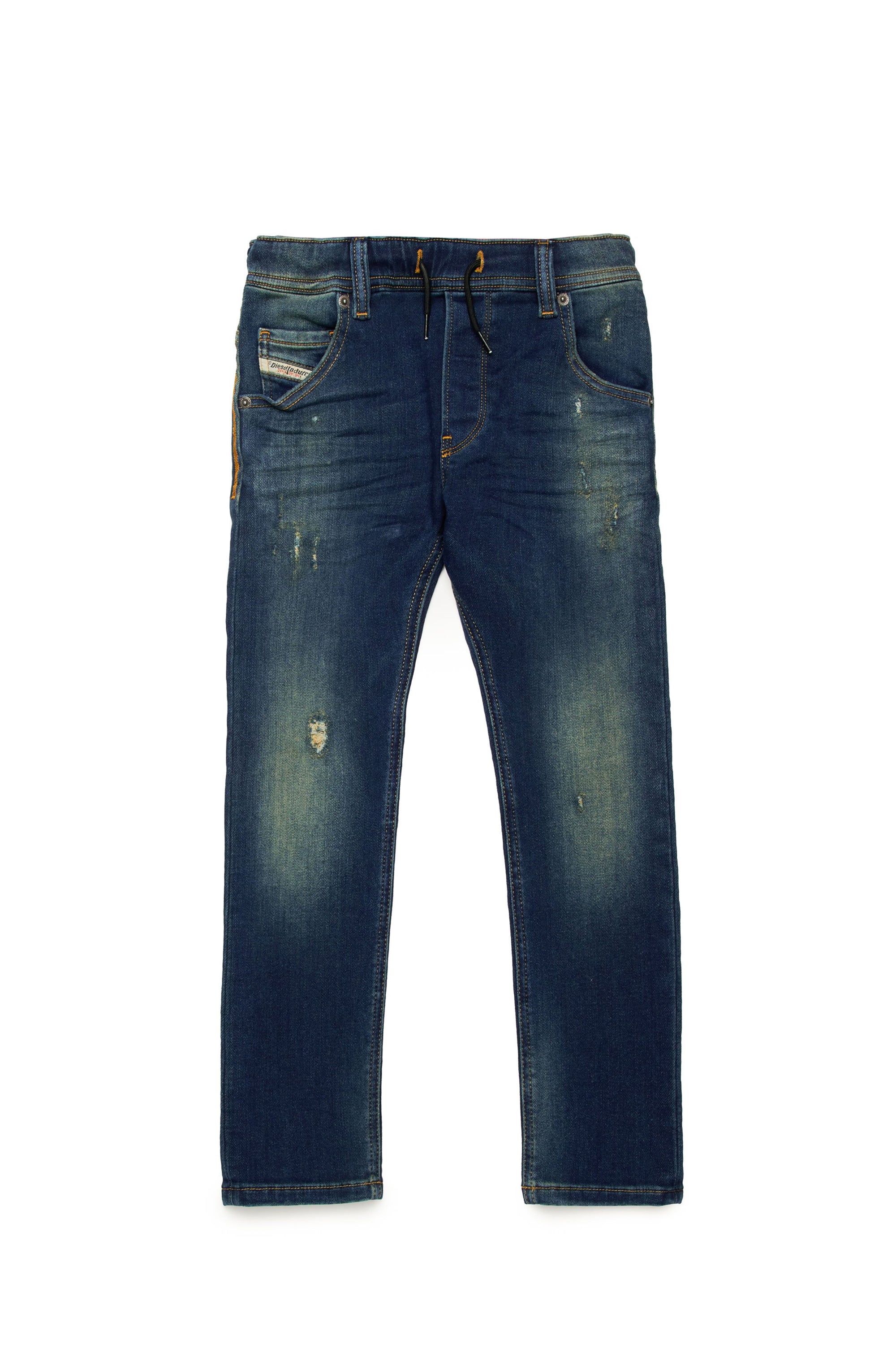 Pantalon délavé en denim - Denim