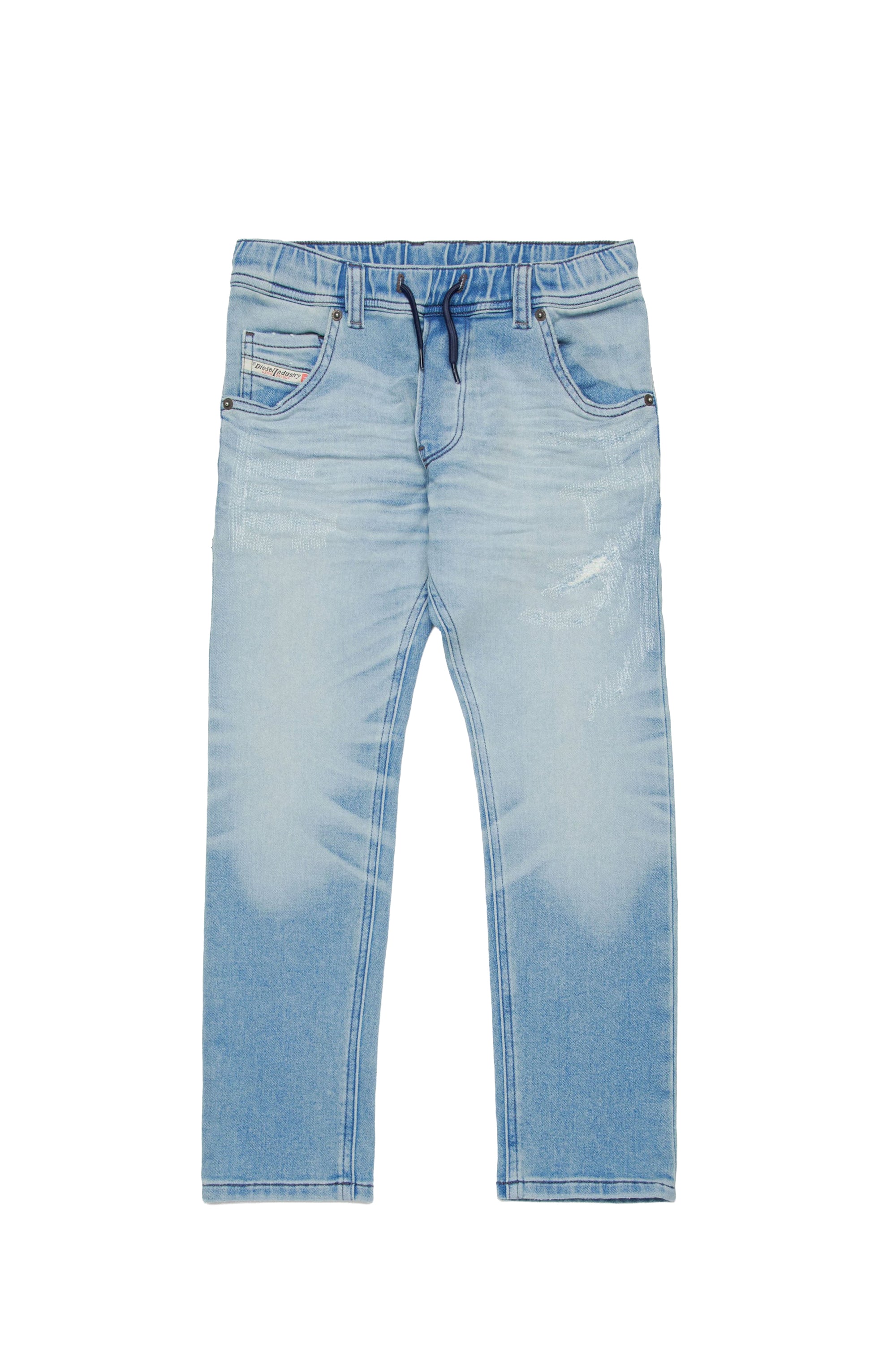 Pantalon délavé en denim - Denim