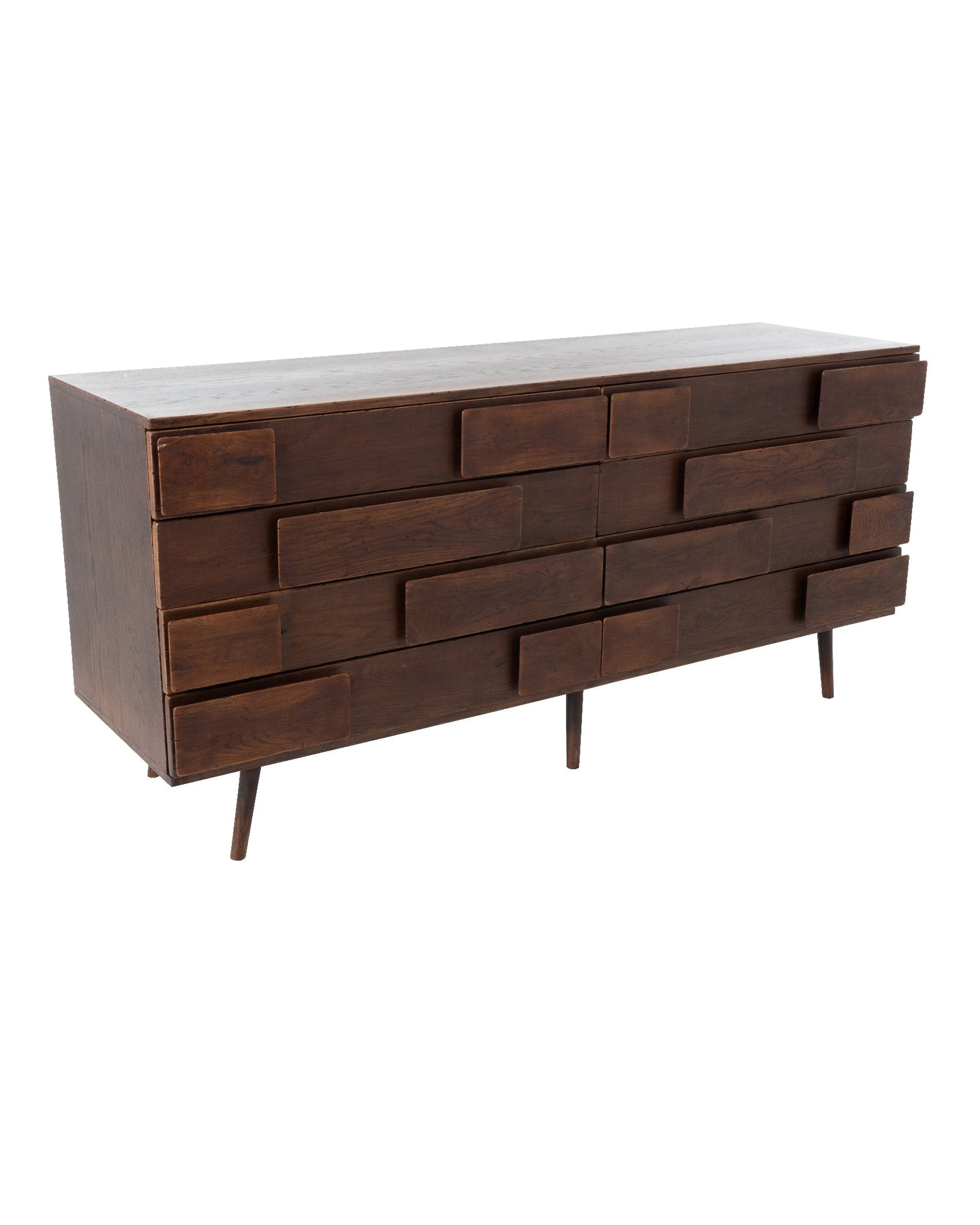 Commode Tribeca en pin - Brown