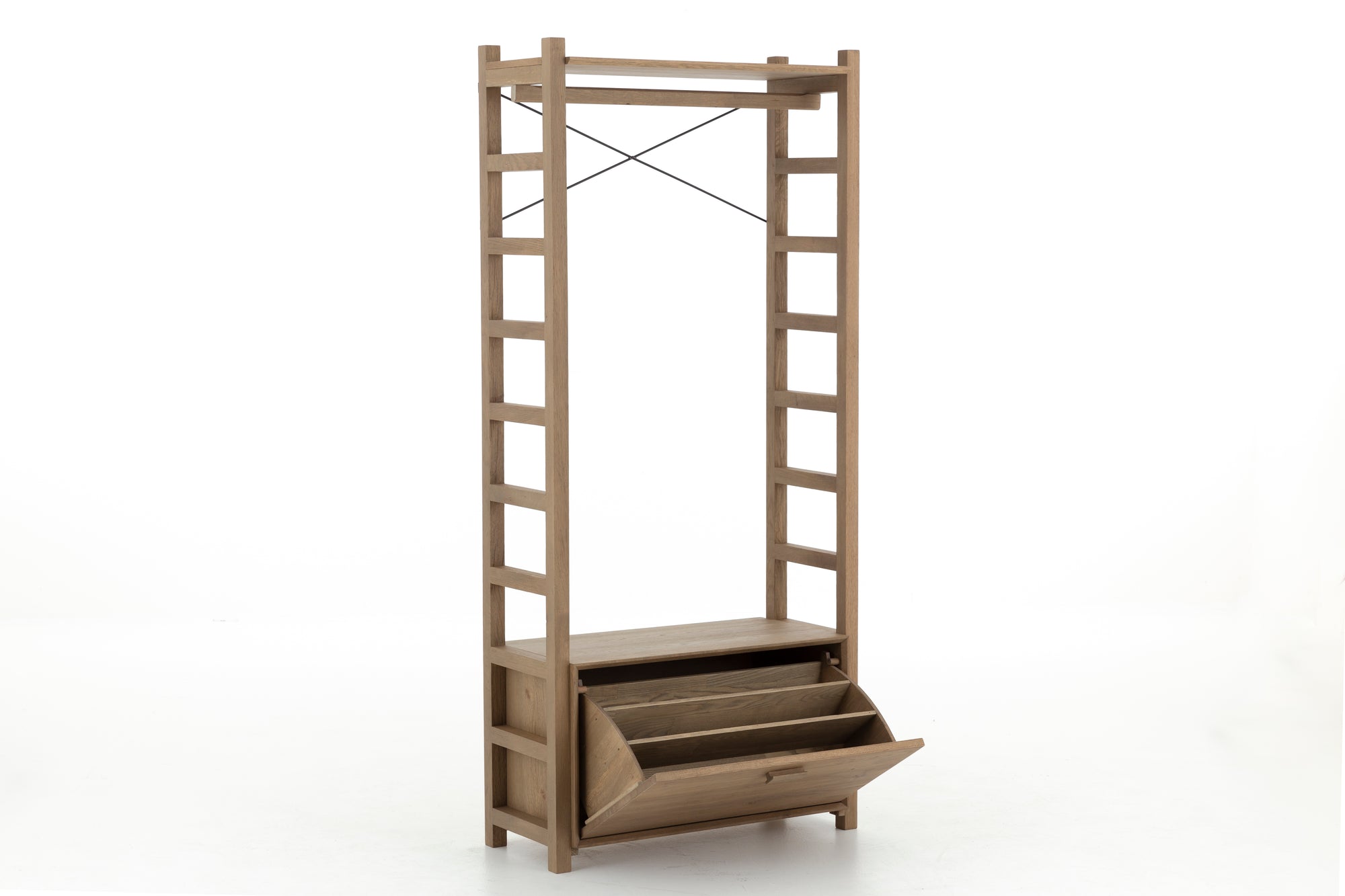 ETAGERE A CHAUSSURES ABER AVEC TRINGLE ET ETAGERES