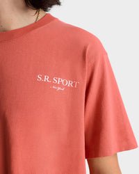 Printed Wimbledon T-shirt - Desert Rose