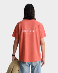 Printed Wimbledon T-shirt - Desert Rose
