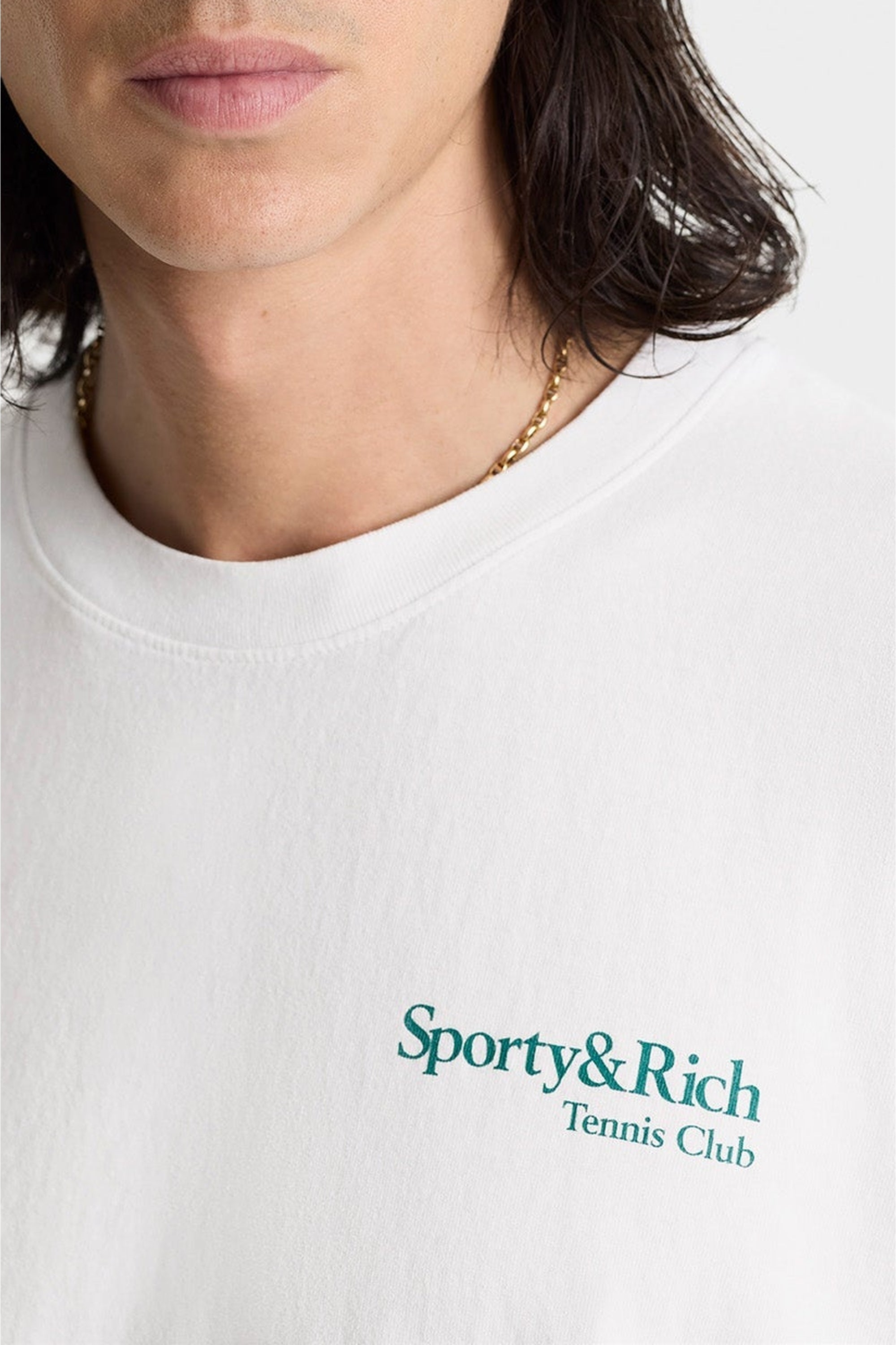 T-shirt Play Tennis à impression - White