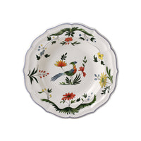 Set of 4 Oiseaux de Paradis soup plates - Green