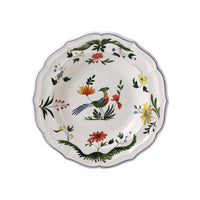Set de 4 Assiettes creuses Oiseaux de Paradis - Vert