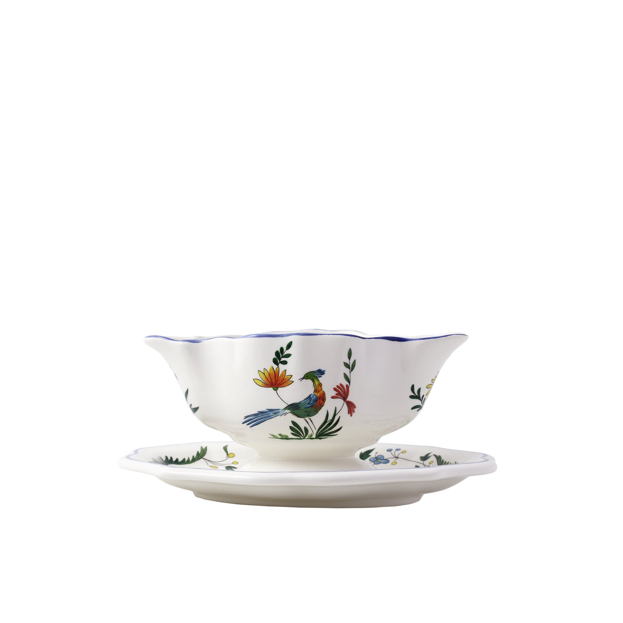 Saucière Oiseaux de Paradis 26cl - Vert