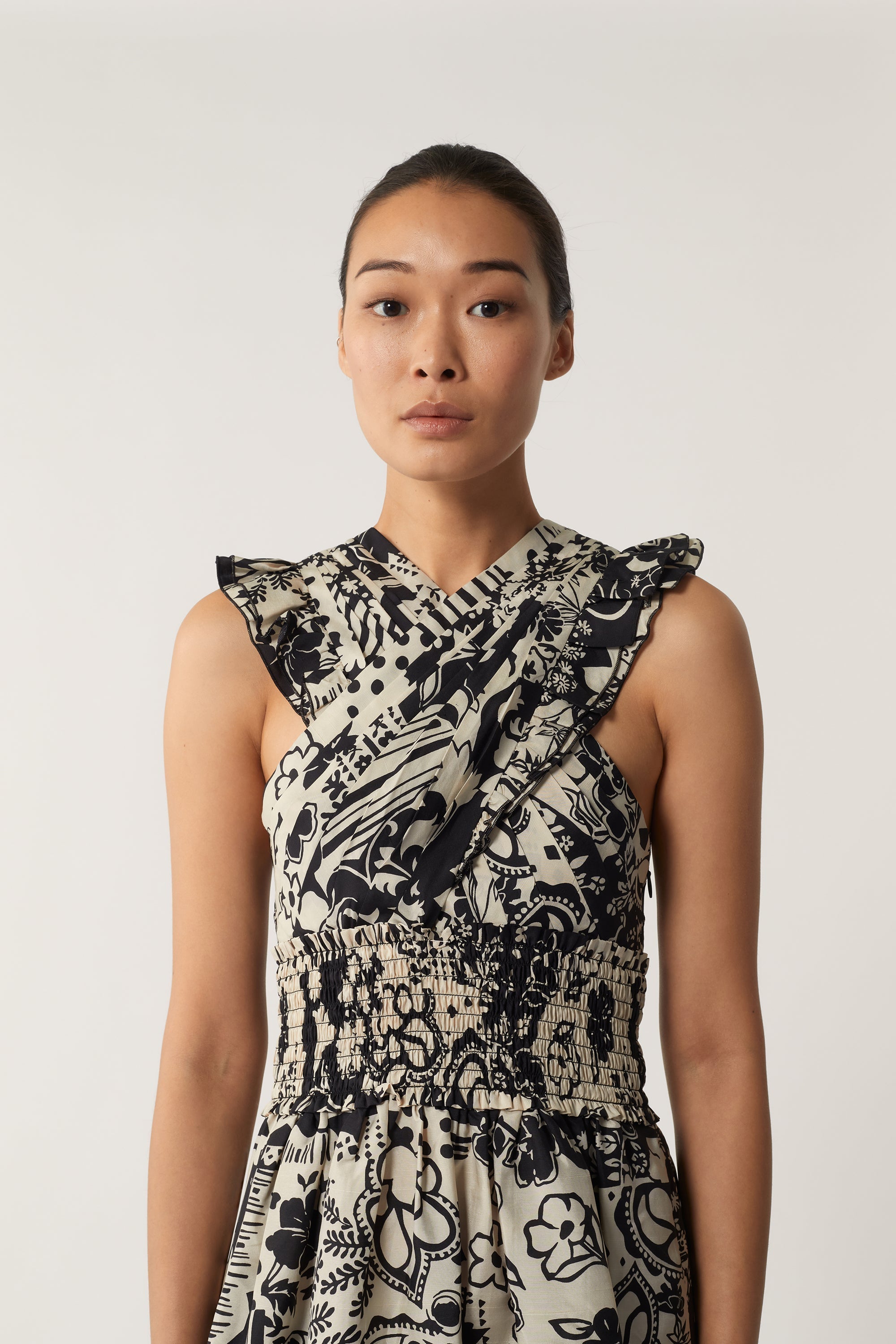 104 / DJV 95€ 116-10 / ST9%   ROBE CHAINE & TRAME QUIERO