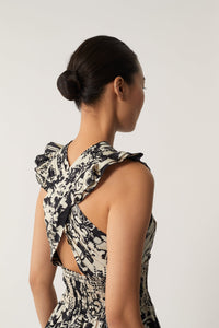 104 / DJV 95€ 116-10 / ST9%   ROBE CHAINE & TRAME QUIERO