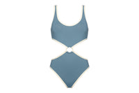 REQUIN BLEU/PERCALE ISABEL TRIKINI
