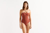 DATTIER/PERCALE NORA UNE-PIÈCE BUSTIER