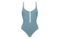 REQUIN BLEU/PERCALE BEATRIZ UNE-PIÈCE NAGEUR