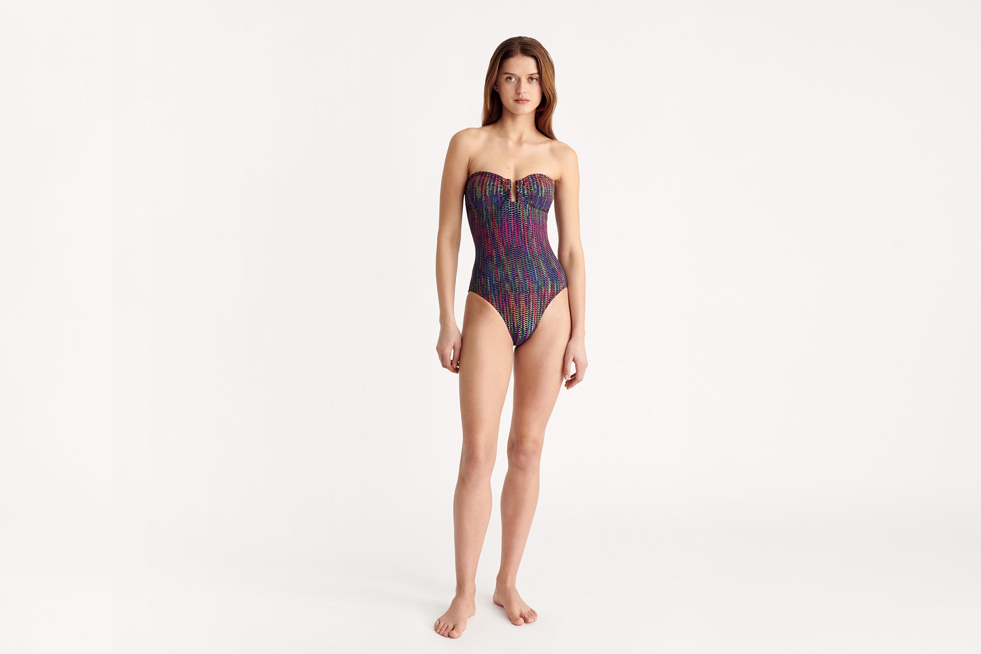 IMPRIME CAMELEON HALO UNE-PIÈCE BUSTIER