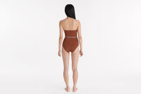 CARAMELO/PERCALE MAJORETTE UNE-PIÈCE BUSTIER