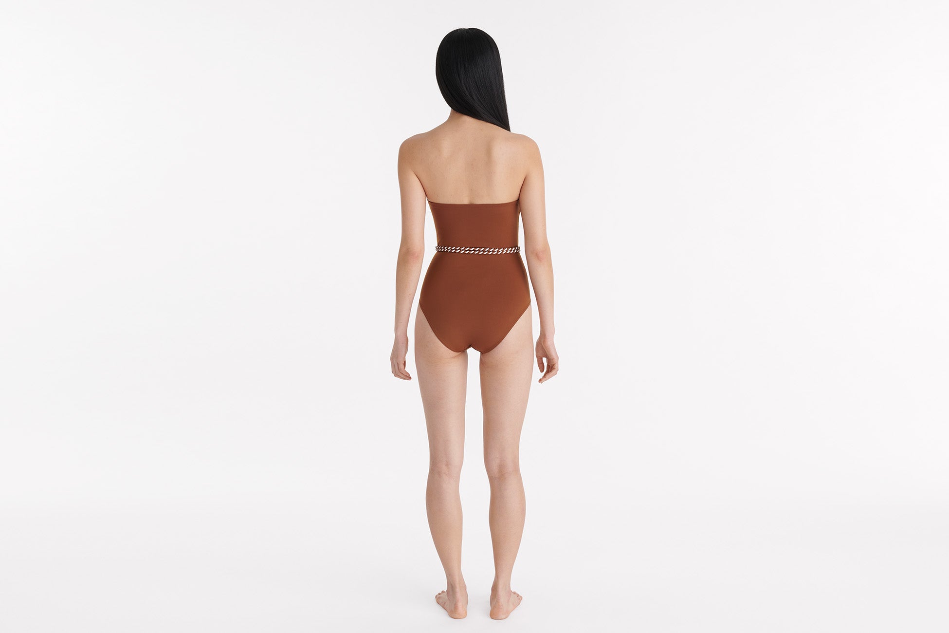 CARAMELO/PERCALE MAJORETTE UNE-PIÈCE BUSTIER