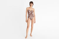 IMPRIME WIND COFFEE WARM UNE-PIÈCE BUSTIER