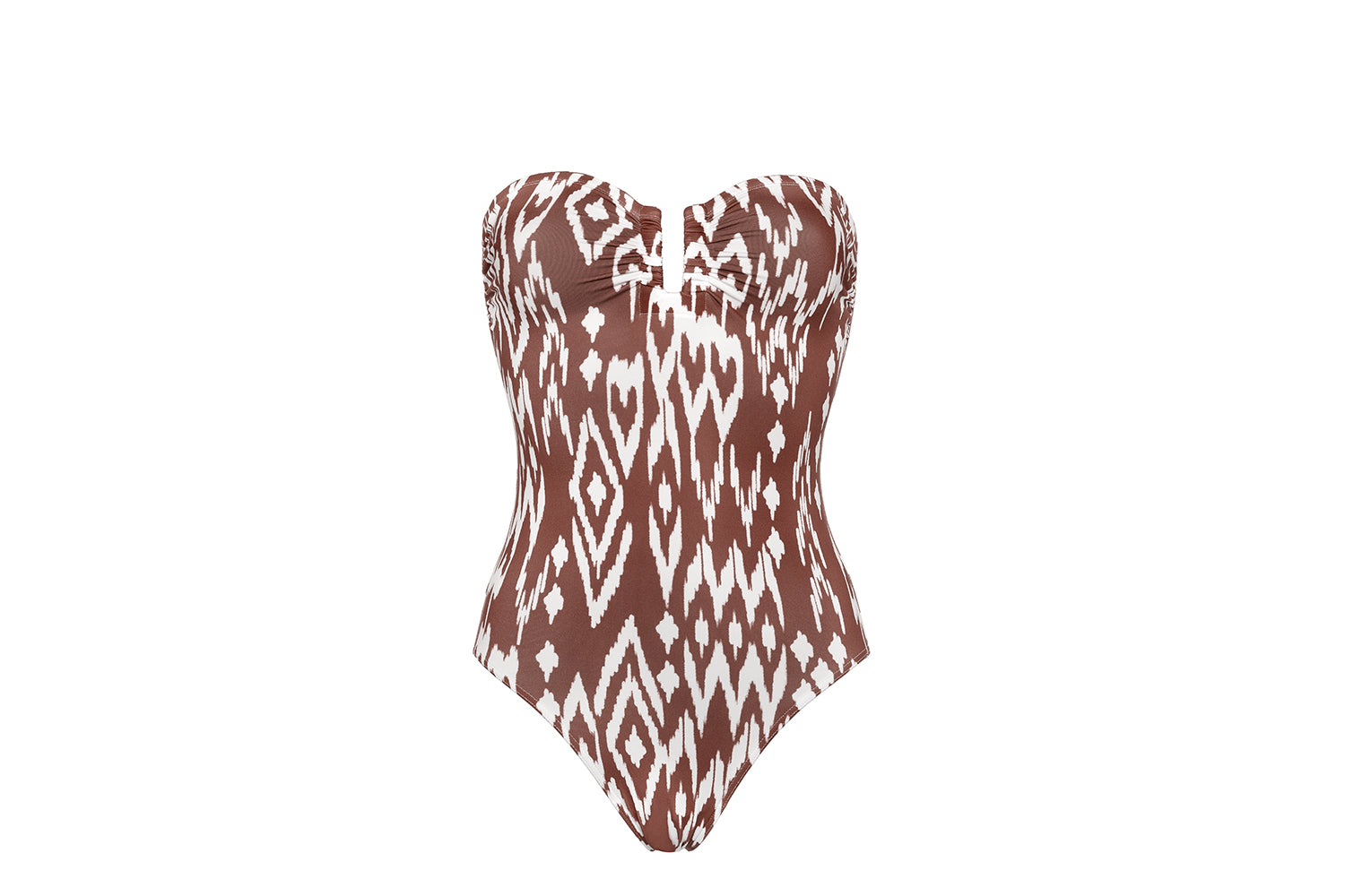 IMPRIME WIND COFFEE WARM UNE-PIÈCE BUSTIER