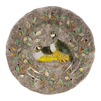 Assiette creuse Perdrix Rambouillet - Marron