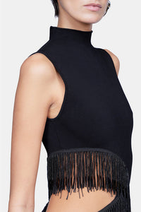 Robe Nova perlée - Black