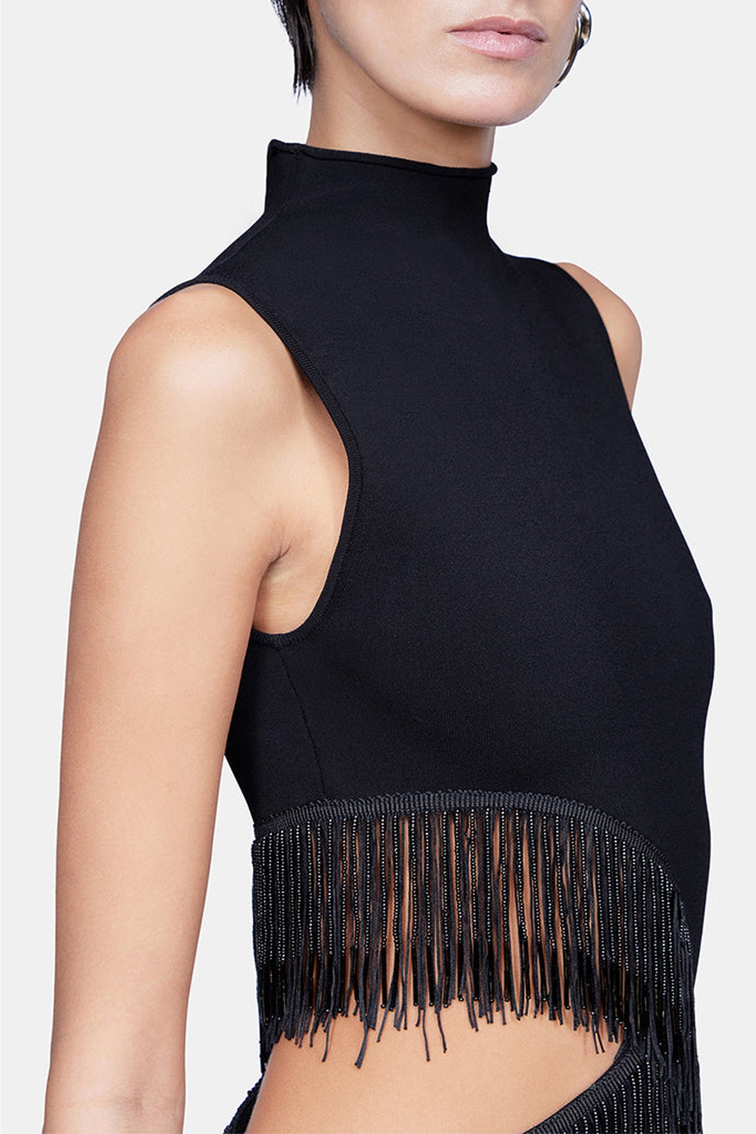 Robe Nova perlée - Black