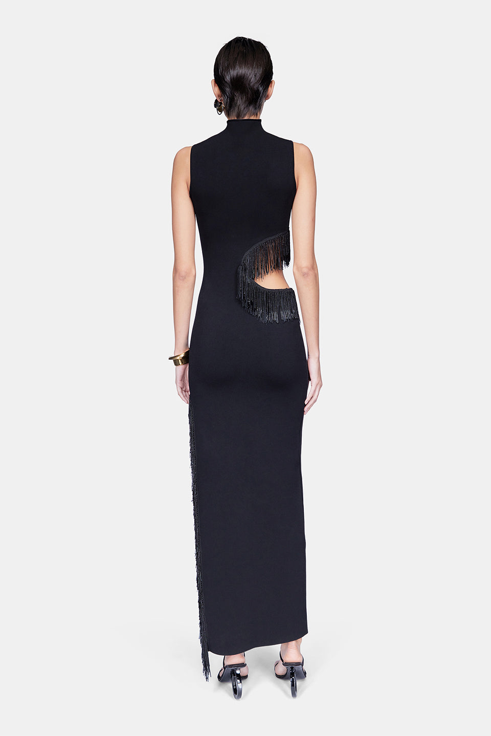 Robe Nova perlée - Black