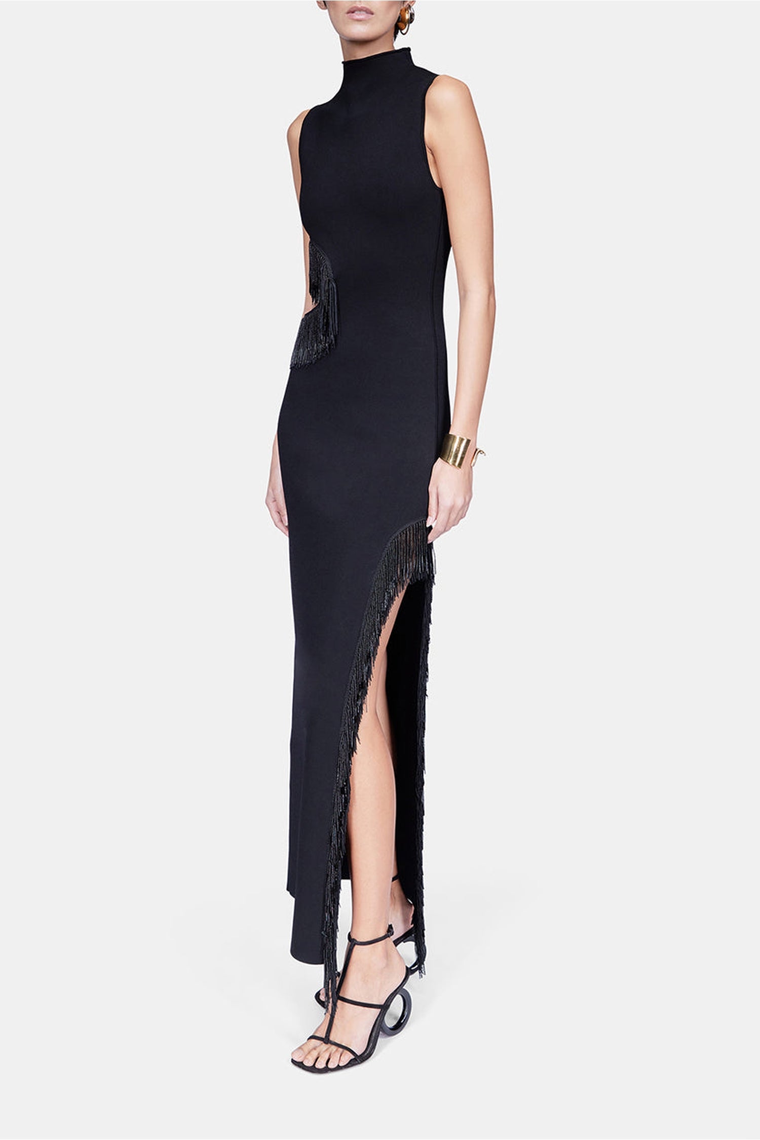 Robe Nova perlée - Black