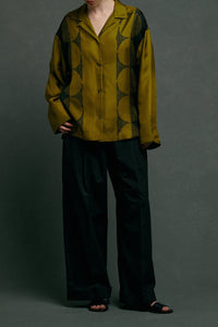 KAKI/NOIR CHEMISE ARAGON