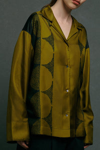 KAKI/NOIR CHEMISE ARAGON