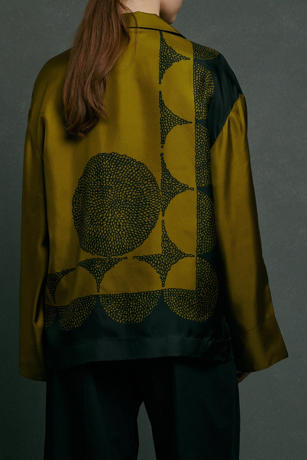 KAKI/NOIR CHEMISE ARAGON