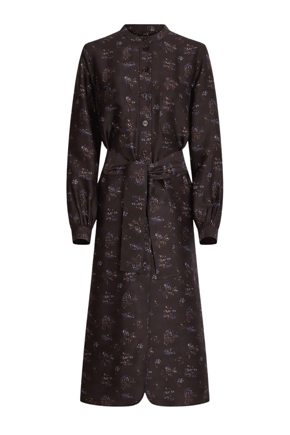 PRUNE/BLEU ROBE CHAINE & TRAME LAUREN