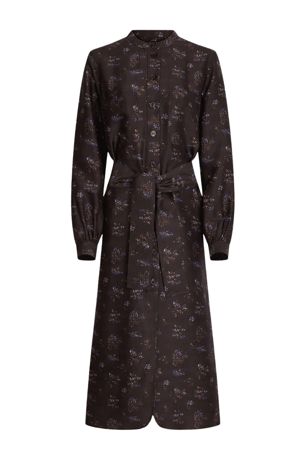 Lauren silk midi dress - Plum & Blue
