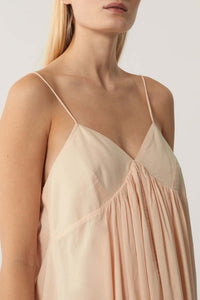 BEIGE ROSE ROBE CHAINE & TRAME MALIBU