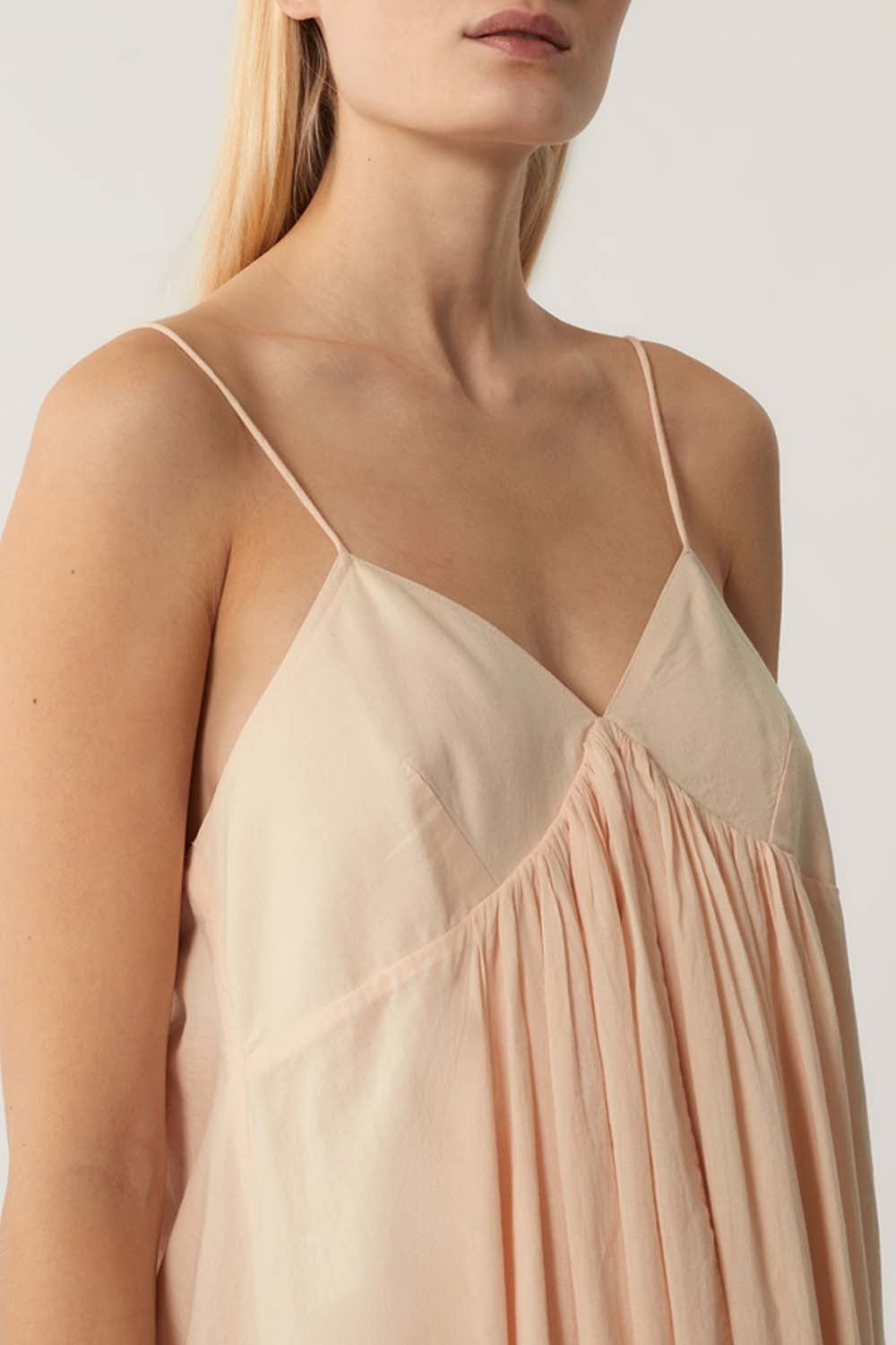BEIGE ROSE ROBE CHAINE & TRAME MALIBU