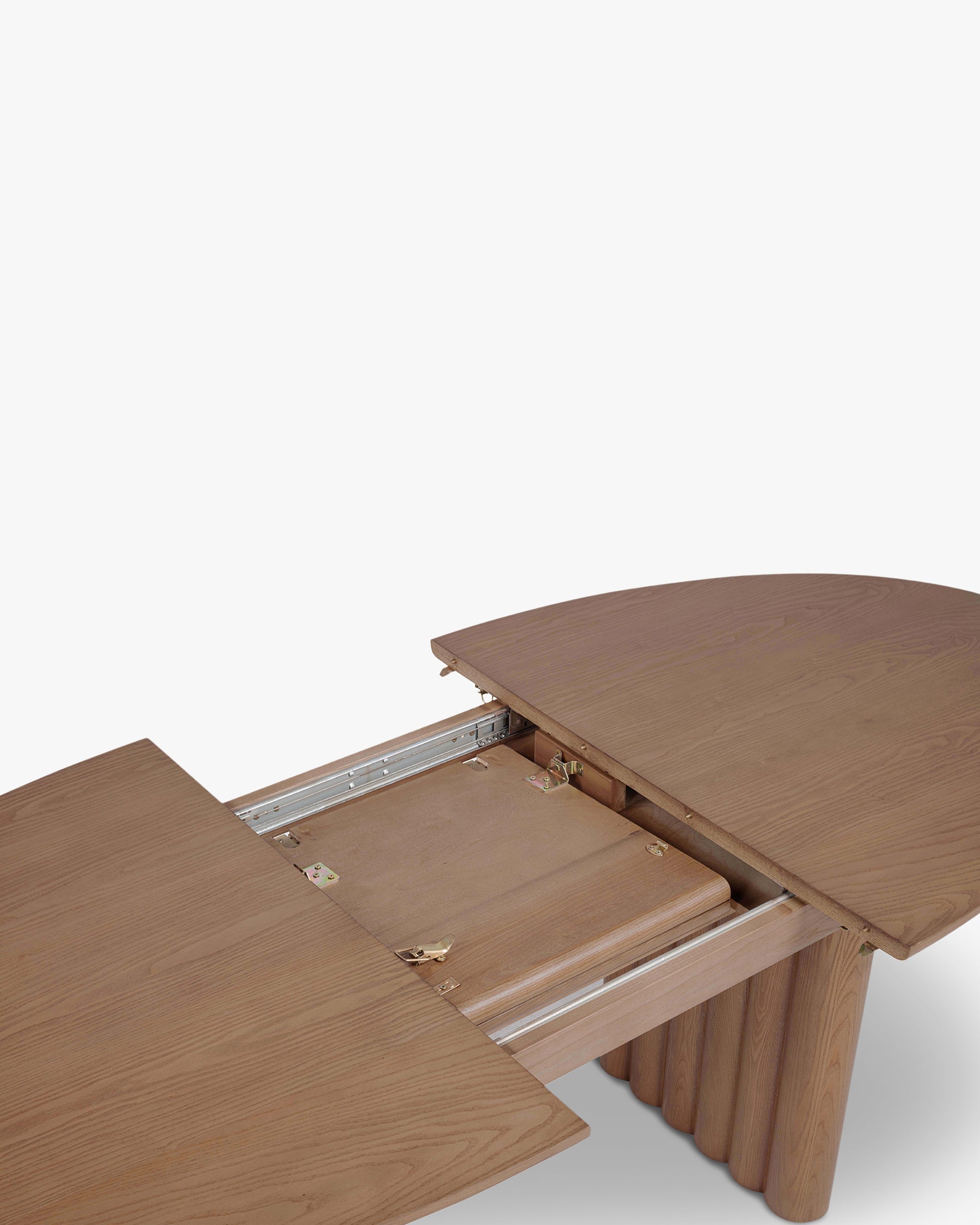 Table extensible Sherwood en bois - Bois noyer
