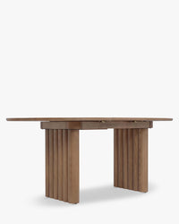 Table extensible Sherwood en bois - Bois noyer