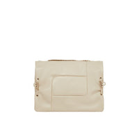 Billie flap bag in quilted leather - Dune