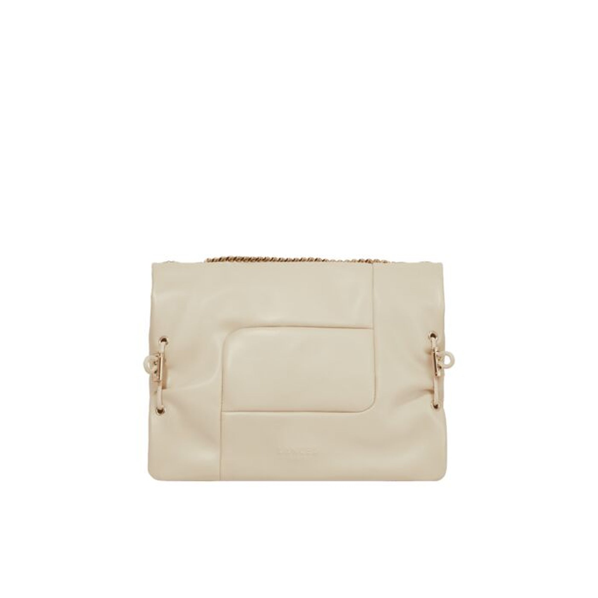 Billie flap bag in quilted leather - Dune