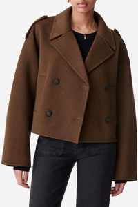 Manteau Beran en laine - Caramel