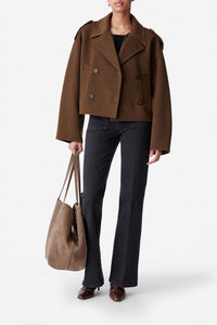 Manteau Beran en laine - Caramel