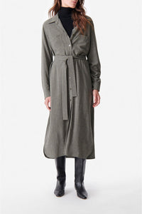 Robe midi Doll - Gris Clair