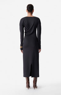 Robe midi Dalamée - Nuit