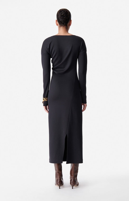 Robe midi Dalamée - Nuit