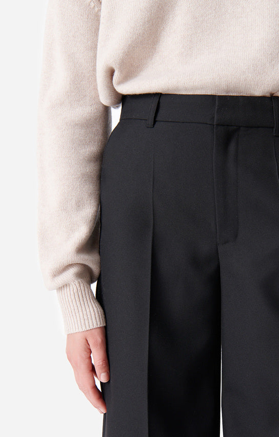 Pantalon droite taille haute Dulce - Noir