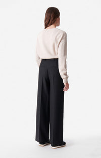 Pantalon droite taille haute Dulce - Noir