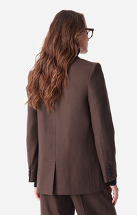 Blazer Tilia en laine - Marron
