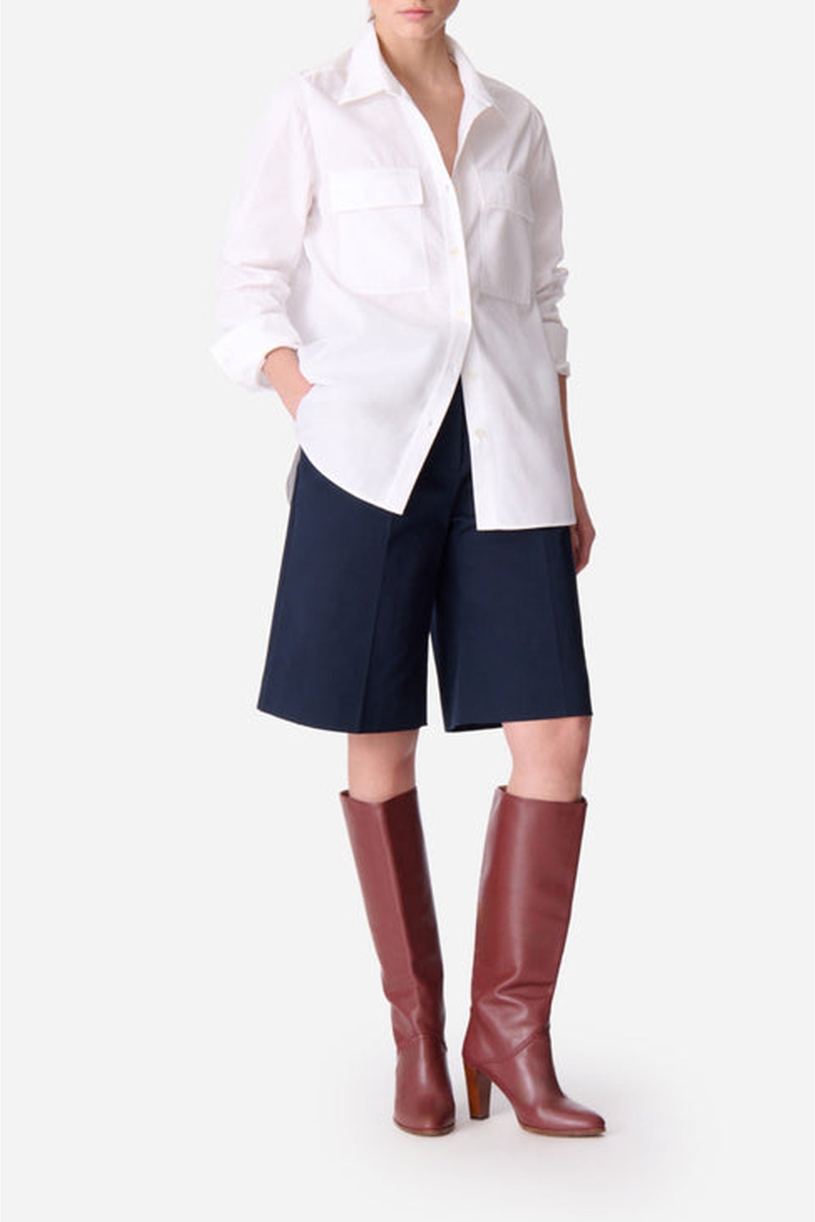 Chemise fluide Dim - Blanc