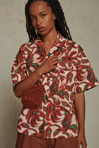 TERRE BATTUE/VERT BLOUSE ALEXANDRE