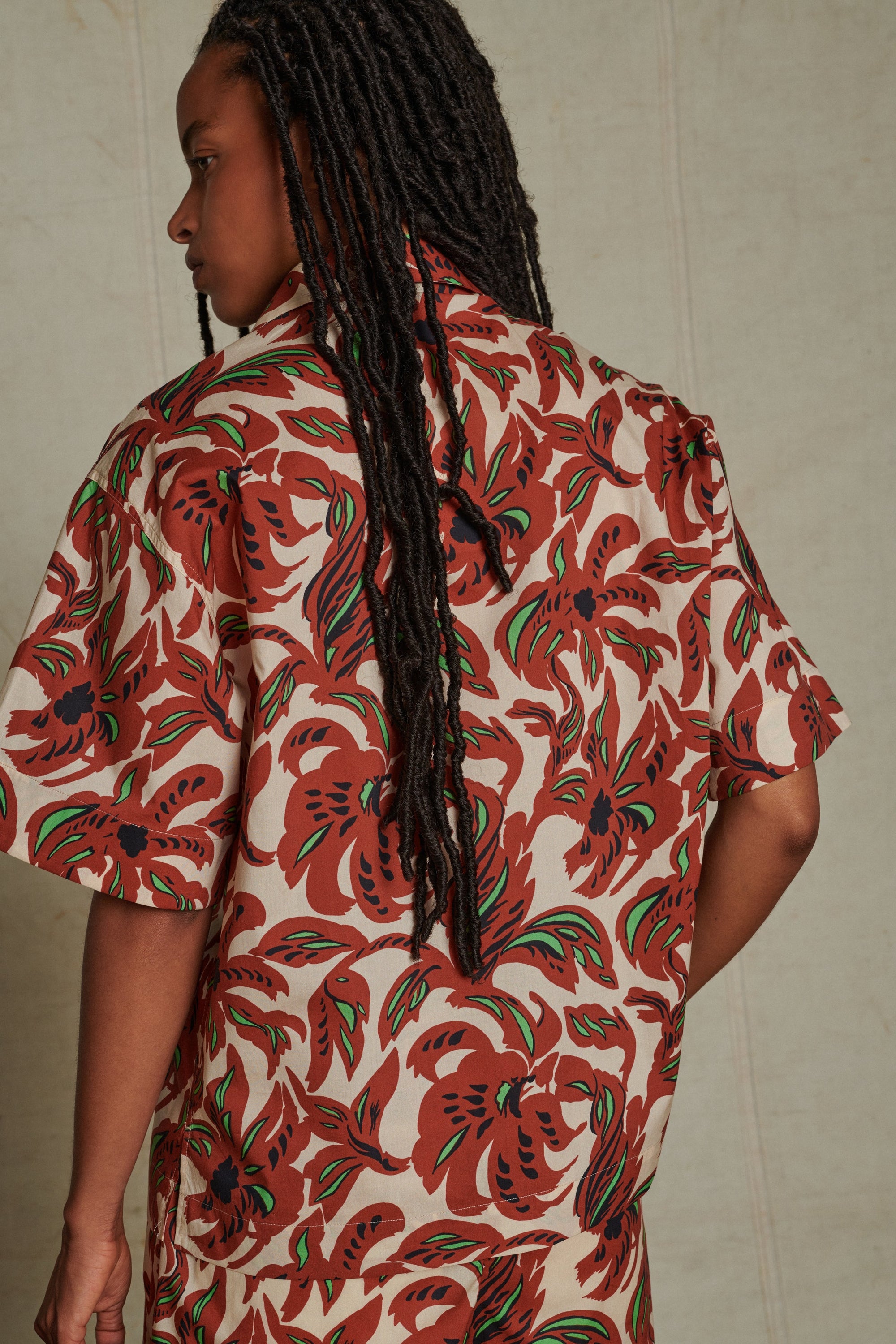 TERRE BATTUE/VERT BLOUSE ALEXANDRE