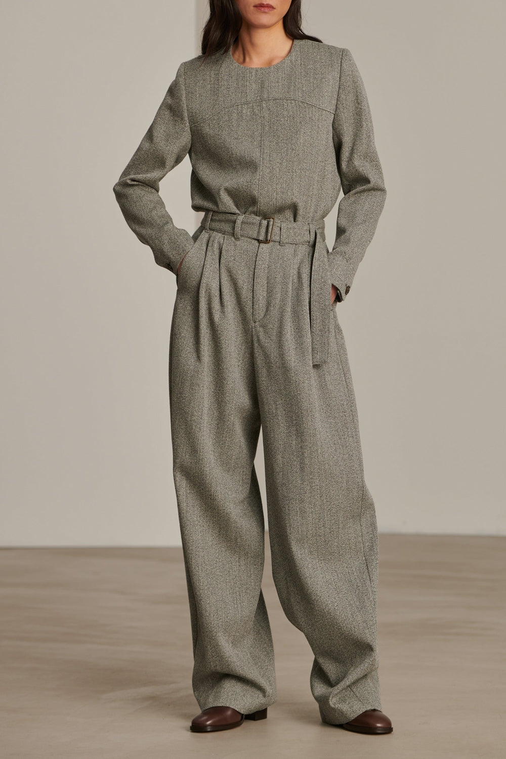 GRIS CHINE PANTALON COLE