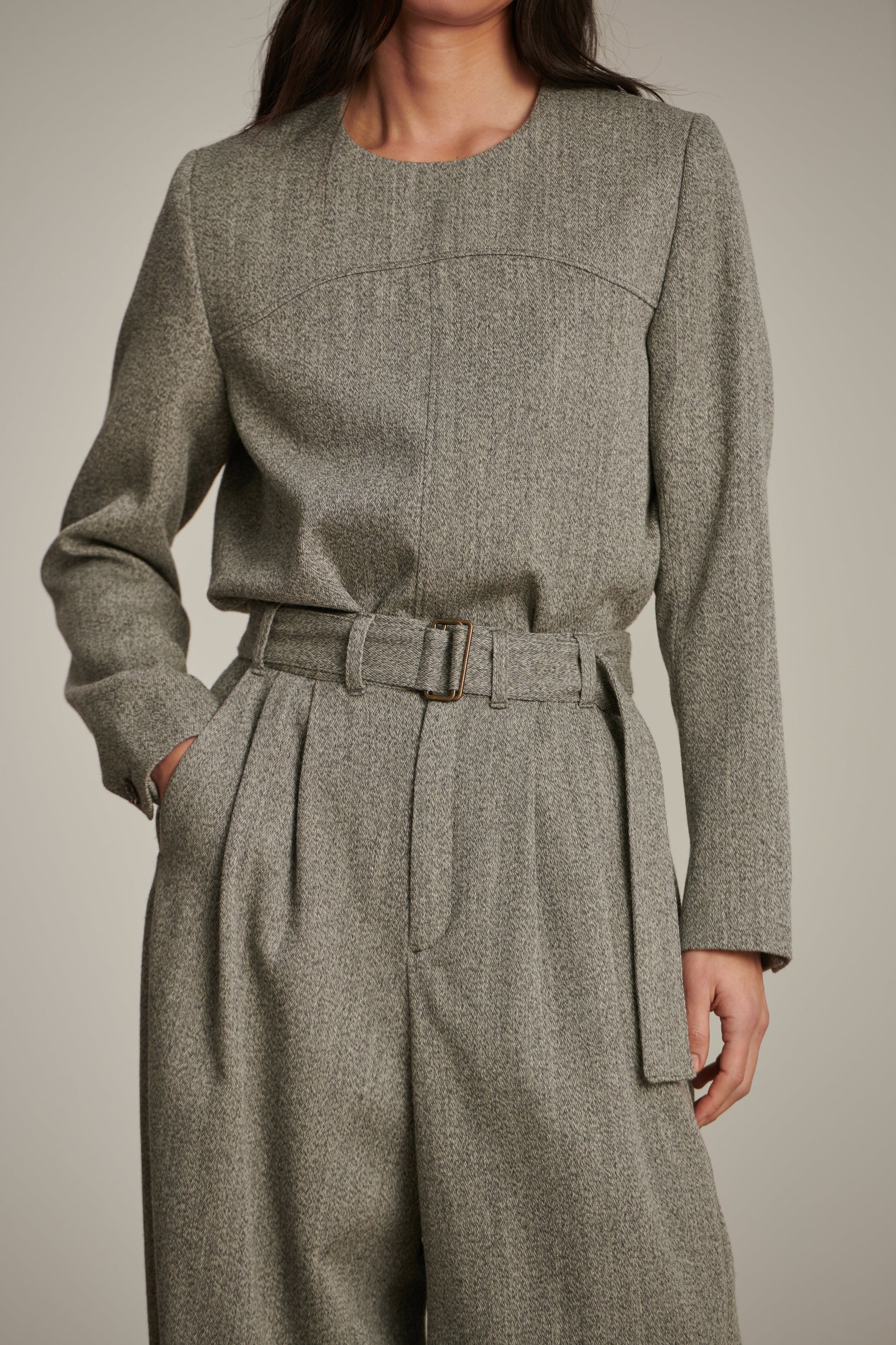 GRIS CHINE PANTALON COLE